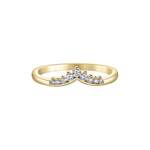 120333 10KT Yellow Gold .15CT TW Diamond Ring