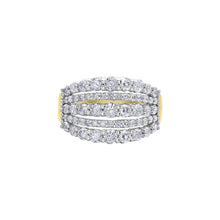 Load image into Gallery viewer, 020221 10K Yellow &amp; White Gold 1.50CT TW Diamond Ring
