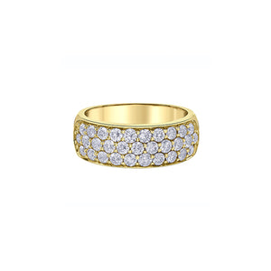 020315 10KT Yellow Gold 1.00CT TW Diamond Ring