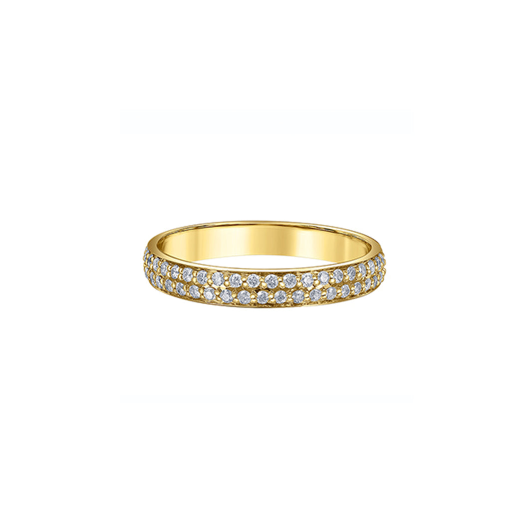 090039 10KT Yellow Gold .40CT TW Diamond Ring