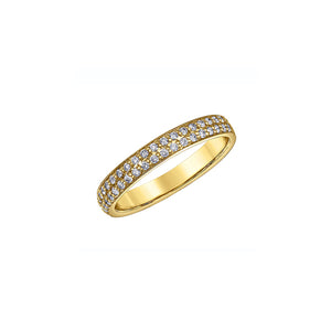 090039 10KT Yellow Gold .40CT TW Diamond Ring