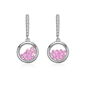291179 ASTRA Sterling Silver October, From The Dream, Cubic Zirconia Earrings *50% OFF FINAL SALE*