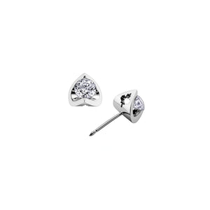 E2318W20 14KT White Gold .20CT TW Canadian Diamond Stud Earrings