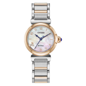 380213 CITIZEN® Eco-Drive L Mae Collection Two-Tone Rose/Stainless Steel Watch