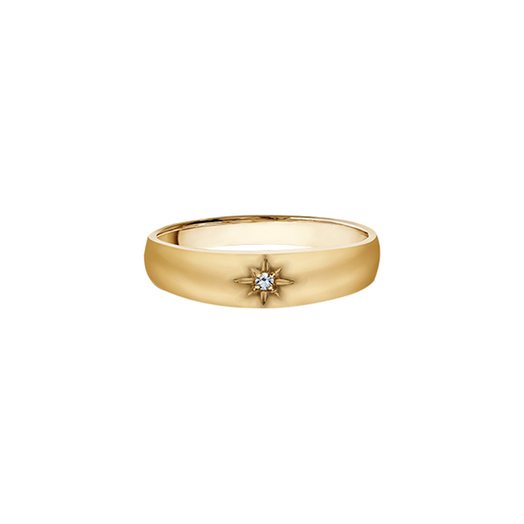 120369 10KT Yellow Gold .02CT TW Diamond Ring