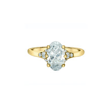 Load image into Gallery viewer, LD211Y165 14K Yellow 1.65CT TW Oval LAB GROWN Diamond Ring
