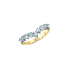 Load image into Gallery viewer, LD212YW100 14K Yellow &amp; White Gold  LAB CREATED 1.00CT TW Diamond Ring
