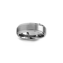 Load image into Gallery viewer, 130597 OUT OF STOCK, PLEASE ALLOW 4-5 WEEKS FOR DELIVERY Brushed &amp; Polished Tungsten Wedding Band Size 10
