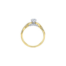 Load image into Gallery viewer, ML1004 OUT OF STOCK, PLEASE ALLOW 4 WEEKS FOR DELIVERY 14KT Yellow &amp; White Gold 0.70CT TW Oval Canadian Diamond Ring
