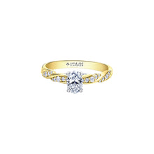 Load image into Gallery viewer, ML1004 OUT OF STOCK, PLEASE ALLOW 4 WEEKS FOR DELIVERY 14KT Yellow &amp; White Gold 0.70CT TW Oval Canadian Diamond Ring
