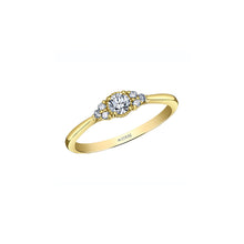 Load image into Gallery viewer, ML1008Y25 10KT Yellow Gold 0.256CT TW Canadian Diamond Ring

