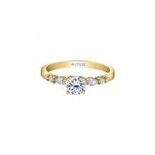 Load image into Gallery viewer, ML1012Y70 14KT Yellow Gold 0.71CT TW Canadian Diamond Ring
