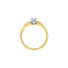 Load image into Gallery viewer, ML804Y35 18K/18K PD  Yellow &amp; White Gold .35CT TW Canadian Diamond Ring

