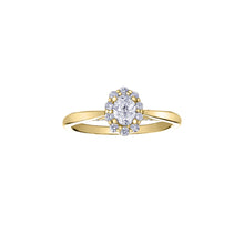 Load image into Gallery viewer, ML928Y50 14K Yellow Gold 0.50CT TW Oval Diamond Ring
