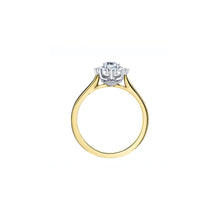 Load image into Gallery viewer, ML946 14KT Yellow and White Gold .47T TW Canadian Diamond Ring
