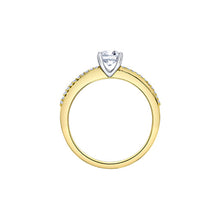 Load image into Gallery viewer, ML986YW55 OUT OF STOCK PLEASE ALLOW 3-4 WEEKS FOR DELIVERY 14K Yellow &amp; White Gold 0.59CT TW Diamond Ring
