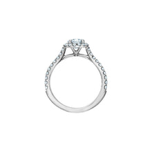 Load image into Gallery viewer, R31160WG  14KT White Gold 1.38CT TW Canadian Diamond Ring
