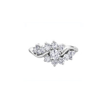 Load image into Gallery viewer, 080204 10KT White Gold 1.00CT TW 15 Diamond Ring
