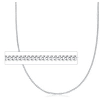 Load image into Gallery viewer, 320800 18&quot; 1.8mm wide Sterling Silver Curb Chain

