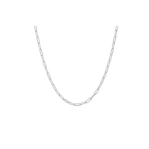 320811 20" Sterling Silver Paper Clip Link Chain