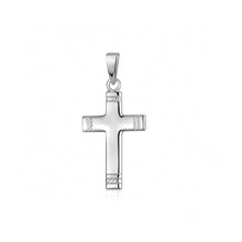 Load image into Gallery viewer, 304771 Sterling Silver Rhodium Cross Charm
