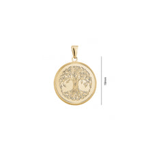 Load image into Gallery viewer, 240577 10K Yellow Gold 18MM Tree of Life Charm
