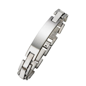 530019 8.5" Stainless Steel Engravable ID Bracelet