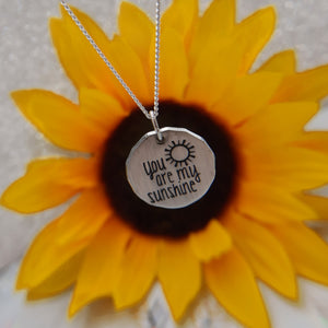 550019 Sterling Silver "You Are My Sunshine" Charm