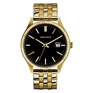 420027 Caravelle Sleek and streamlined in stainless steel with gold finish