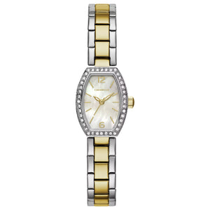 390038 Caravelle Two-Tone Stainless steel with Mother-of-Pearl dial