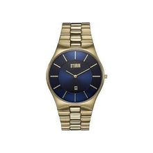Load image into Gallery viewer, 410100 STORM Slim X-XL Gold Blue Watch
