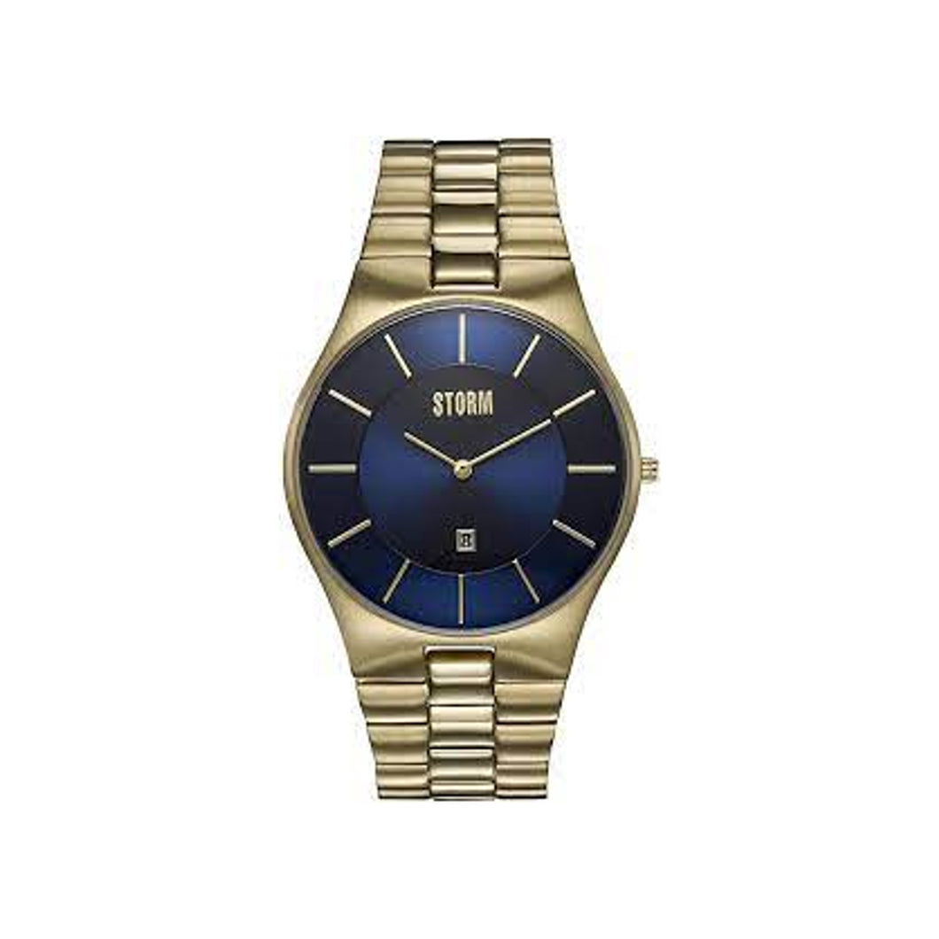 410100 STORM Slim X-XL Gold Blue Watch