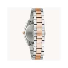Load image into Gallery viewer, 380152 BULOVA Classic Rose/Silver Tone, Mothe Of Pearl Dial 11 Diamond Watch
