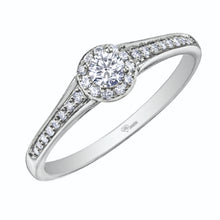 Load image into Gallery viewer, AM528W25 10KT White Gold .25CT TW Canadian Diamond Ring
