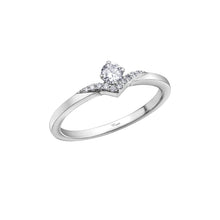 Load image into Gallery viewer, AM555W20 10KT White Gold .21CT TW Canadian Diamond Ring
