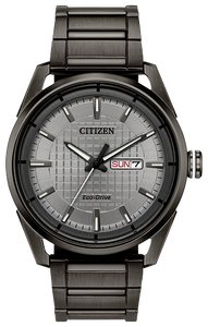 410079 CITIZEN® Eco-DRIVE Black with Grey, Day & Date Watch