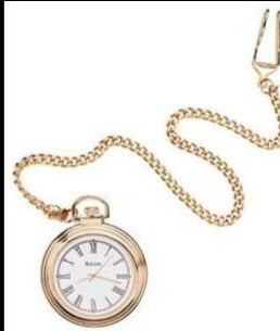 420130 Bulova Pocket Watch with chain