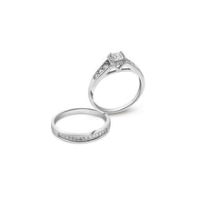 Load image into Gallery viewer, 100026 14KT White Gold .10CT TW Diamond Ring
