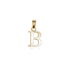 Load image into Gallery viewer, 240432 10K Yellow Gold Block Initial H Charm
