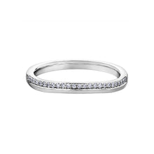 Load image into Gallery viewer, 030099 10KT White Gold Wedding Band, .10CT TW
