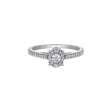 Load image into Gallery viewer, 030163 10KT White Gold .21CT TW Diamond Ring

