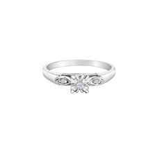 Load image into Gallery viewer, 030024 OUT OF STOCK, PLEASE ALLOW 3-4 WEEKS FOR DELIVERY 10KT White Gold .05CT TW Diamond Ring
