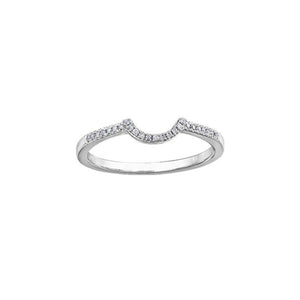 120188 OUT OF STOCK, ALLOW 3-4 WEEKS FOR DELIVERY 10KT White Gold .06CT TW Diamond Ring