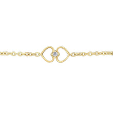 Load image into Gallery viewer, 160019 10KT 7.5&quot; Yellow Gold .04CT TW Diamond Bracelet
