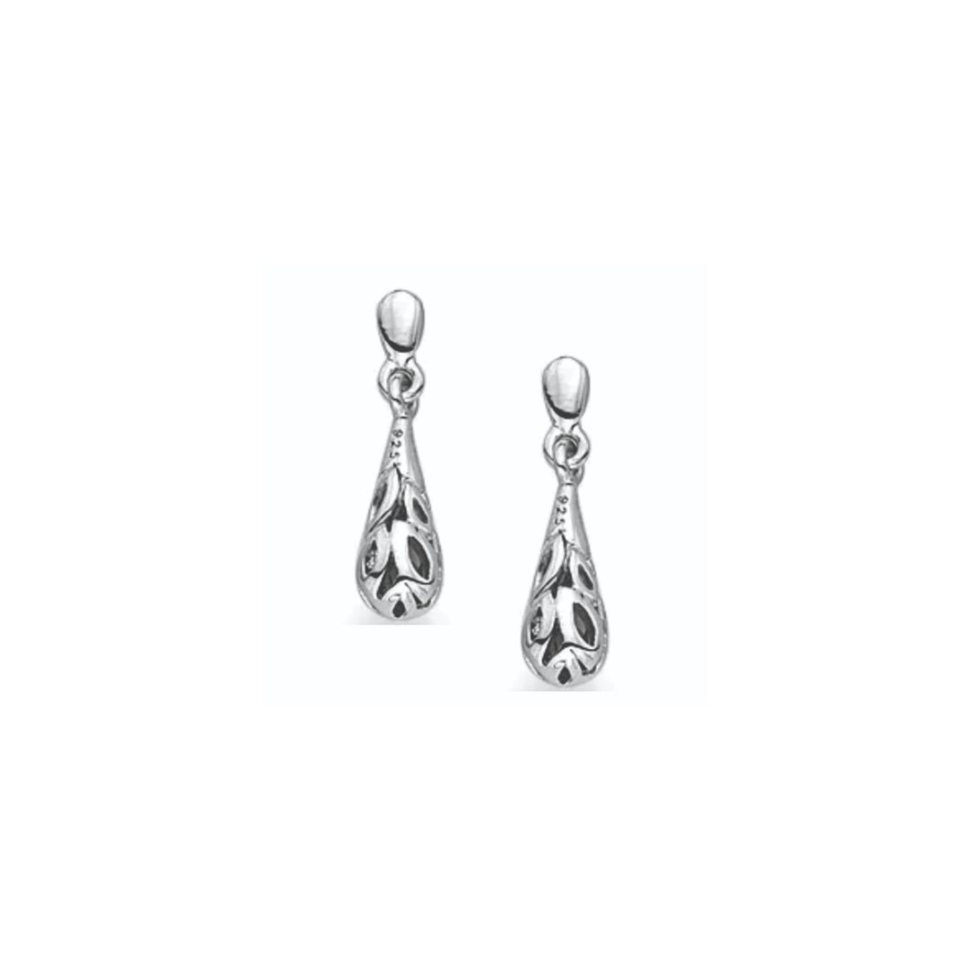 290840 Sterling Silver & Diamond Earrings