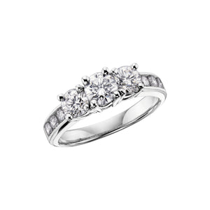 080091 OUT OF STOCK PLEASE ALLOW 3-4 WEEKS FOR DELIVERY 14KT White Gold 1.00CT TW Diamond Ring