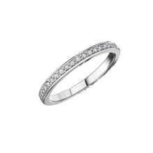 Load image into Gallery viewer, 030172 10K White Gold 0.10CT TW Diamond Ring

