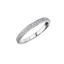 Load image into Gallery viewer, 030252 OUT OF STOCK PLEASE ALLOW 3-4 WEEKS FOR DELIVERY 10K White Gold 0.15CT TW Diamond Ring
