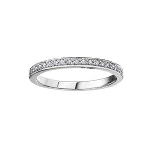 030252 10K White Gold 0.15CT TW Diamond Ring