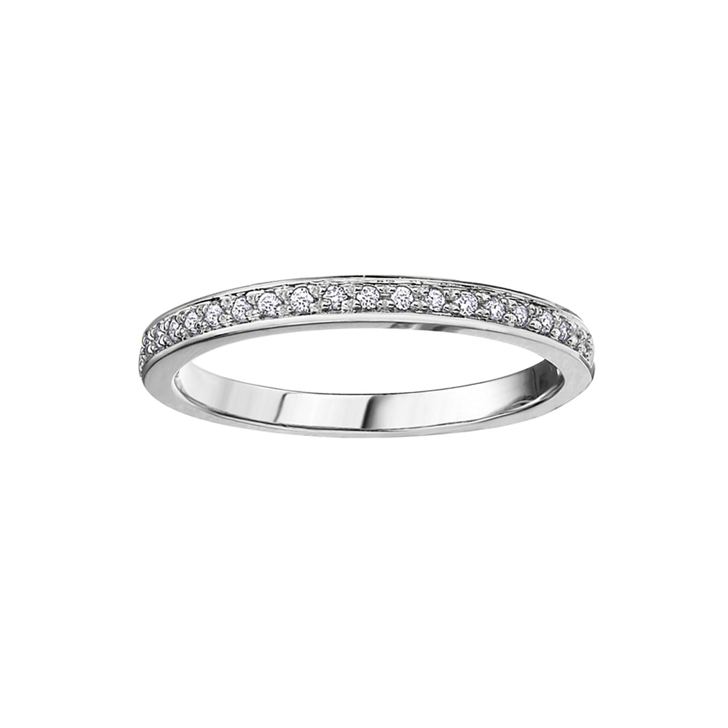 030252 OUT OF STOCK PLEASE ALLOW 3-4 WEEKS FOR DELIVERY 10K White Gold 0.15CT TW Diamond Ring